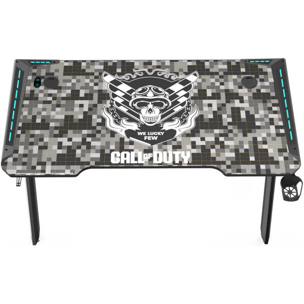 قيم اون هوكسبيل طاولة مع اضاءه RGB - مقاس 120 سم - اسود/رمادي قيم اون هوكسبيل طاولة مع اضاءه RGB - مقاس 120 سم - اسود/رمادي
