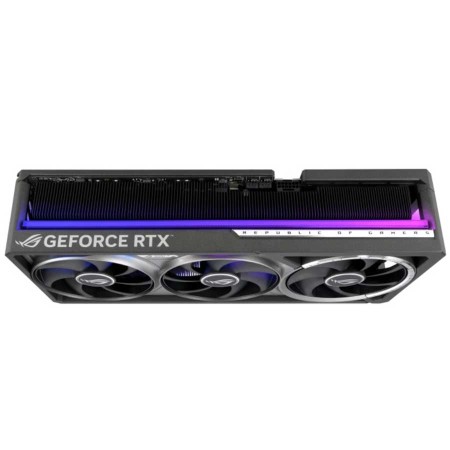 كرت شاشة  ASUS ROG ASTRAL RTX 5090, ذاكرة 32GB GDDR7, تبريد عالي الكفاءة مع 4 مراوح, واجهة PCIe 5.0 x16, دعم إضاءة AURA Sync RGB - أسود