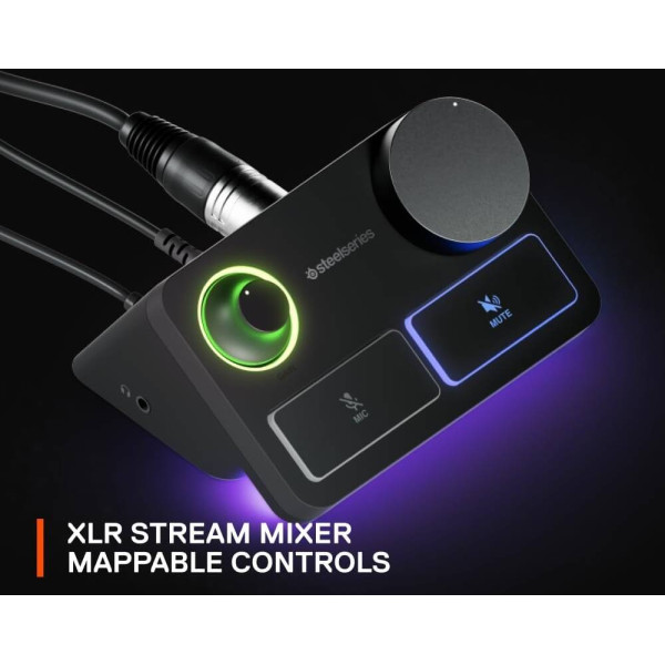SteelSeries Alias Pro XLR Gaming Microphone Stream Mixer - Black SteelSeries Alias Pro XLR Gaming Microphone Stream Mixer - Black