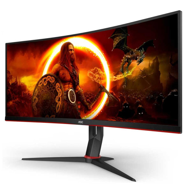 AOC Ultra Wide 34 inch WQHD - VA -180Hz - 1Ms Curved Gaming Monitor AOC Ultra Wide 34 inch WQHD - VA -180Hz - 1Ms Curved Gaming Monitor