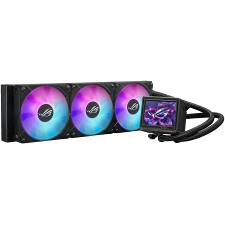 Asus ROG RYUJIN III Extreme 360 ARGB Liquid Cooler, Large 3.5-inch customizable LCD screen, Full AURA Sync RGB lighting, 360mm AIO - Black Asus ROG RYUJIN III Extreme 360 ARGB Liquid Cooler, Large 3.5-inch customizable LCD screen, Full AURA Sync RGB lighting, 360mm AIO - Black