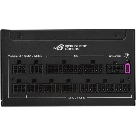 مزود الطاقة ASUS ROG Strix 1200W, قدرة 1200 واط, كفاءة طاقة 80 PLUS Platinum, دعم معيار ATX 3.1 و PCIe5.0, تصميم كابلات Fully Modular - أسود مزود الطاقة ASUS ROG Strix 1200W, قدرة 1200 واط, كفاءة طاقة 80 PLUS Platinum, دعم معيار ATX 3.1 و PCIe5.0, تصميم كابلات Fully Modular - أسود