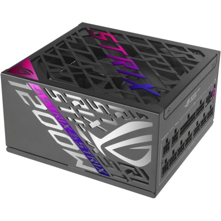 مزود الطاقة ASUS ROG Strix 1200W, قدرة 1200 واط, كفاءة طاقة 80 PLUS Platinum, دعم معيار ATX 3.1 و PCIe5.0, تصميم كابلات Fully Modular - أسود مزود الطاقة ASUS ROG Strix 1200W, قدرة 1200 واط, كفاءة طاقة 80 PLUS Platinum, دعم معيار ATX 3.1 و PCIe5.0, تصميم كابلات Fully Modular - أسود