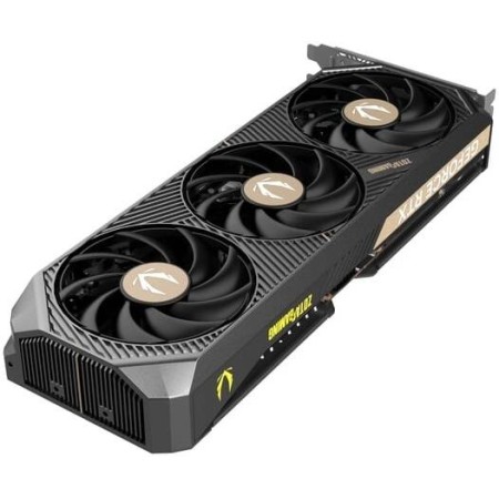 كرت شاشة احترافي ZOTAC RTX 5070 SOLID, ذاكرة 12GB GDDR7, نظام تبريد IceStorm 2.0 بثلاث مراوح, واجهة PCIe 5.0 x16, دعم تقنيات DLSS4 و Ray Tracing - أسود