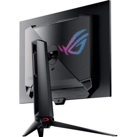 شاشة العاب احترافية  ASUS ROG SWIFT, مقاس 32 بوصة, مزدوجة الدقة 4K 240 MHz او FHD 480 MHz, زمن استجابة 0.03 م/ثا - USB-C 90W - أسود