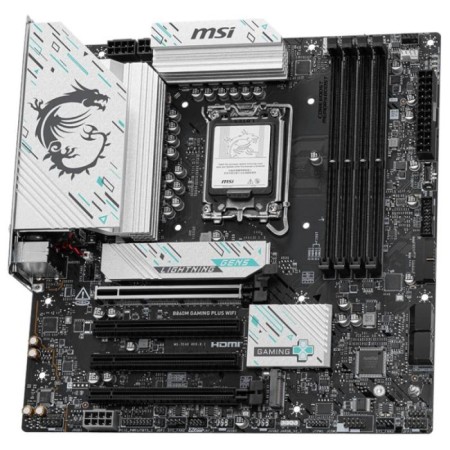 MSI B860M GAMING PLUS WIFI 7 Motherboard - PCIe 5.0 - LGA1851 Socket - DDR5 RAM