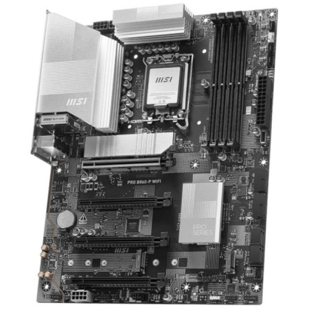 MSI PRO B860-P WIFI 7 Motherboard - PCIe 5.0 - LGA1851 Socket - DDR5 RAM