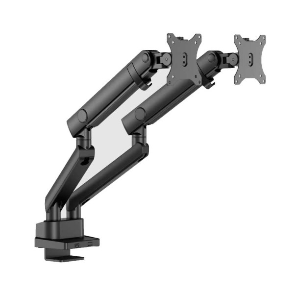 TWISTED MINDS Dual Screen Slim Heavy-Duty Mechanical Spring Monitor Arm [ 17 - 35 inch ]