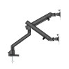 TWISTED MINDS Dual Screen Slim Heavy-Duty Mechanical Spring Monitor Arm [ 17 - 35 inch ]