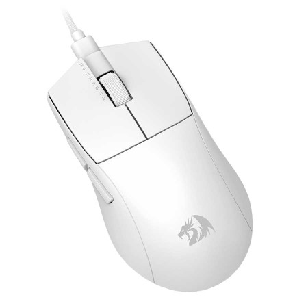 Wired Gaming Mouse REDRAGON K1NG 1K M724 ,Ultralight design 42 g ,DPI up to 12,400 , 1000 Hz polling rate - White Wired Gaming Mouse REDRAGON K1NG 1K M724 ,Ultralight design 42 g ,DPI up to 12,400 , 1000 Hz polling rate - White