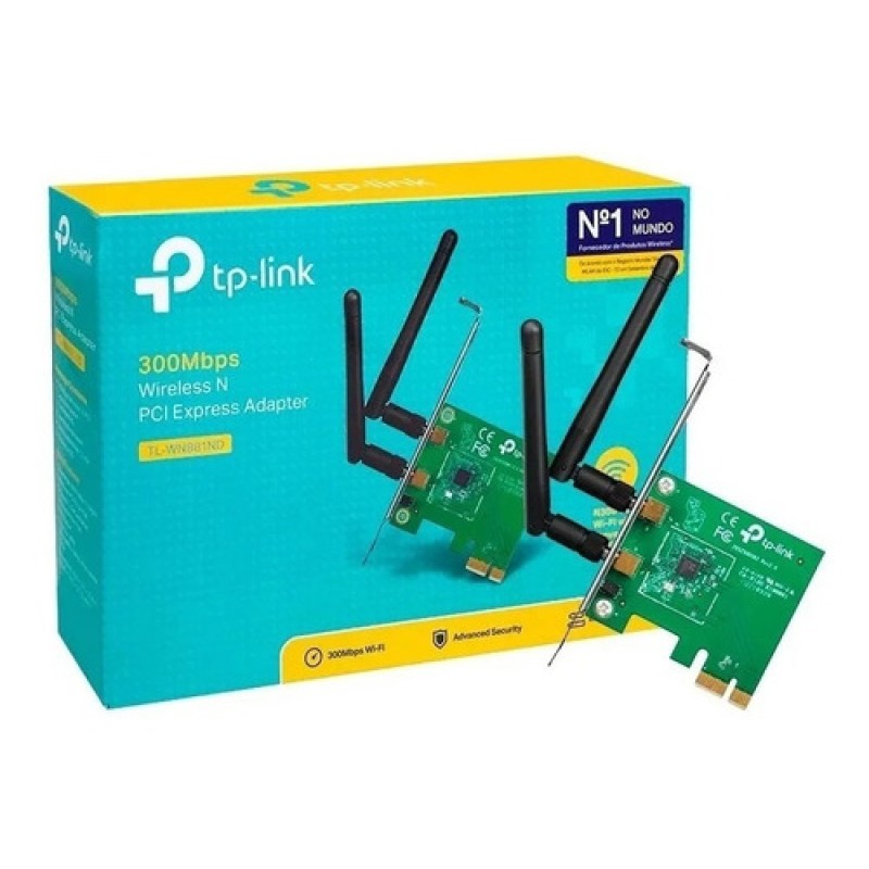 TP LINK WIRELESS N PCI EXPRESS ADAPTER 300Mbps