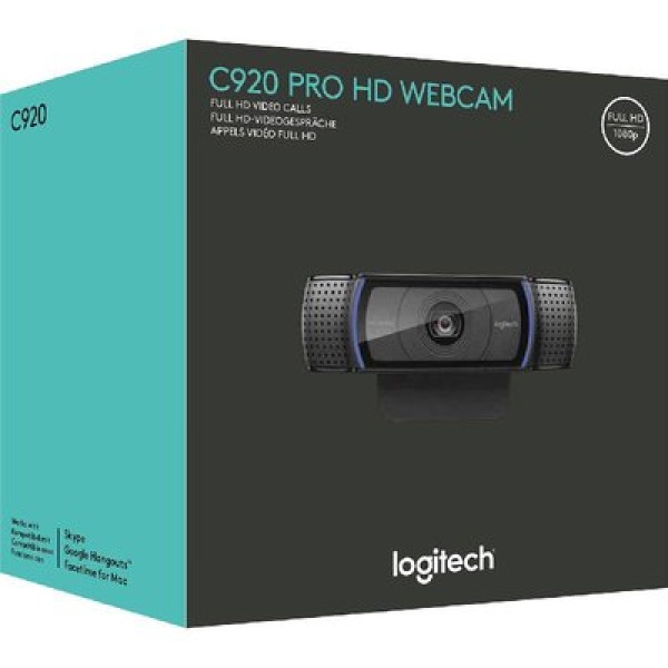 Logitech C920 Pro FHD Webcam - كاميرا كمبيوتر لوجيتك