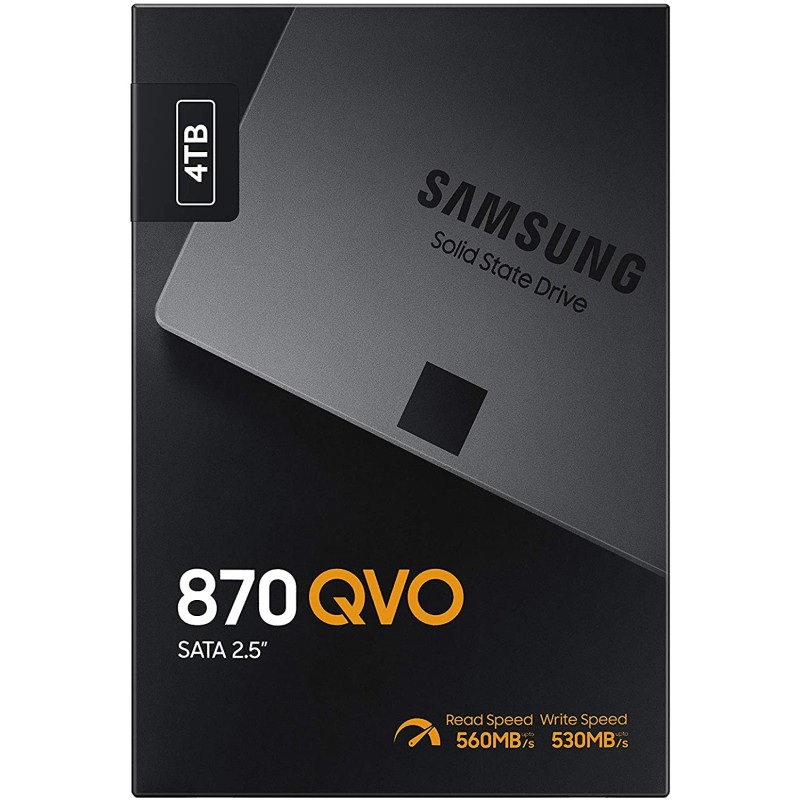 Samsung 870 QVO 4TB SATA 2.5 Inch Internal Solid State Drive (SSD) 