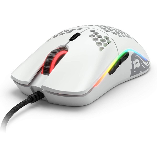 Glorious Model O Gaming Mouse - Matte White- فأرة العاب قلوريوس أبيض مطفي