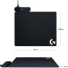 Logitech G Powerplay Wireless Charging System, Cloth or Hard Gaming Mouse Pad