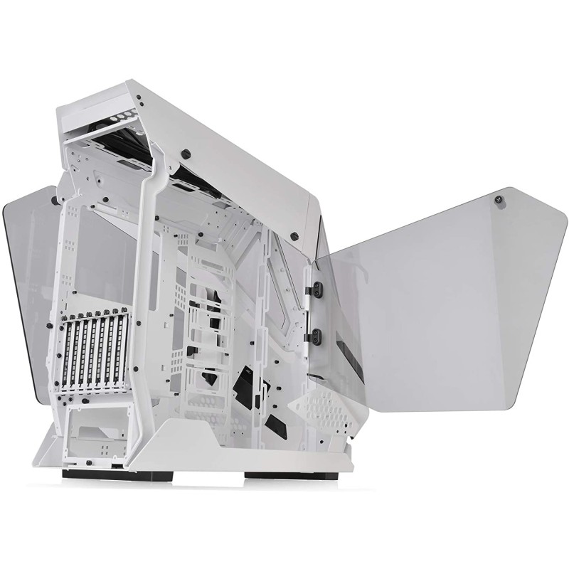 Thermaltake AH T600 Snow Helicopter Styled Open Frame Tempered Glass Swing Door E-ATX Full Tower Case