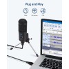 Piy Painting Recording Microphone for Podcasting, Gaming, Streaming - مايك مع ترايبود