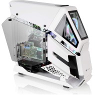 Thermaltake AH T600 Snow Helicopter Styled Open Frame Tempered Glass Swing Door E-ATX Full Tower Case - صندوق كمبيوتر ثيرمالتيك تي600