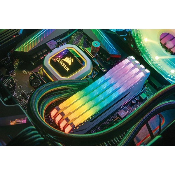 ذاكرة كورسير برو - CORSAIR VENGEANCE RGB PRO DDR4 RAM 16GB - 3600MHz