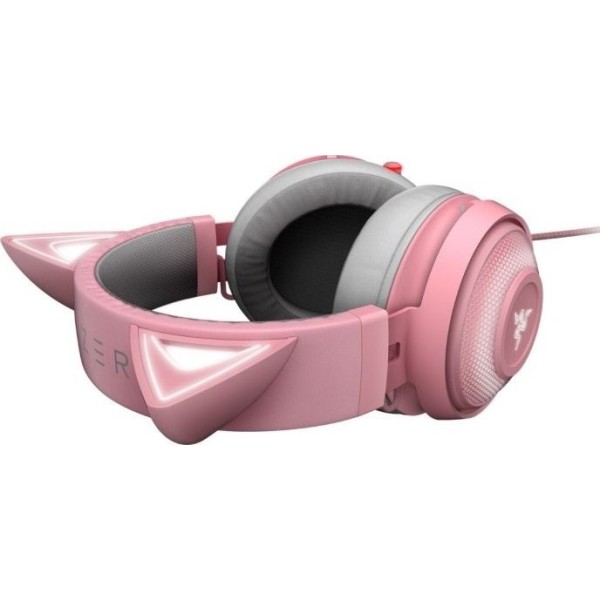 Razer Kraken Kitty Edition - USB Wired Gaming Headset - سماعة ريزر كراكن اصدار كيتي وردي