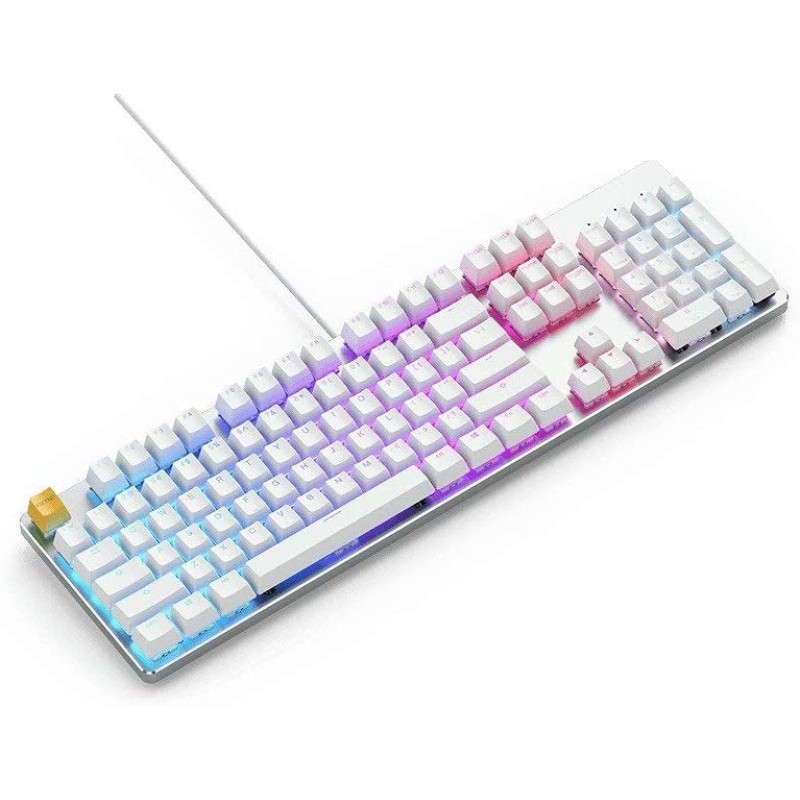 Glorious GMMK Modular Mechanical Gaming Keyboard - Full Size ( White )
