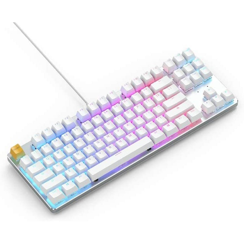 Glorious GMMK Modular Mechanical Gaming Keyboard - TENKEYLESS ( White )