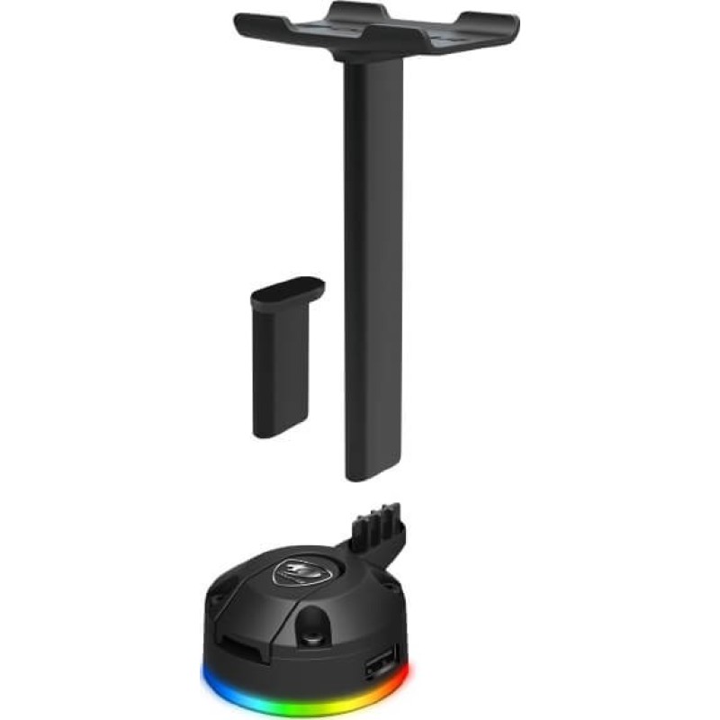 COUGAR Bunker S RGB Headset Stand with Built-in USB Hub