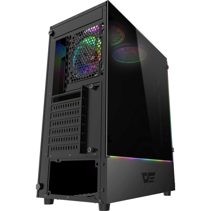 DarkFlash J11 ATX Mid-Tower Gaming Case Tempered Glass with 3 RGB Fan