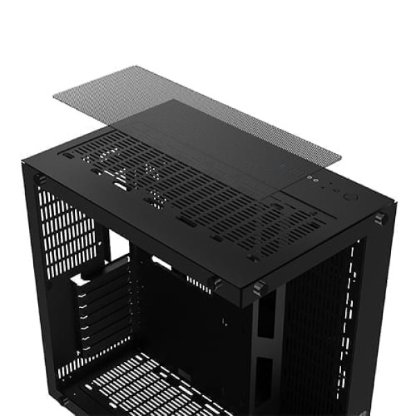 XIGMATEK AQUARIUS PLUS 7 RGB FAN CASE MID TOWER  - زيغماتيك صندوق كمبيوتر اكواريوس أسود